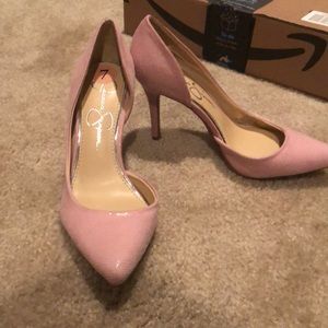 Pink pumps